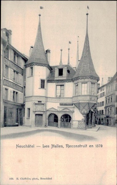 Neuchâtel, Les Halles Vorderseite