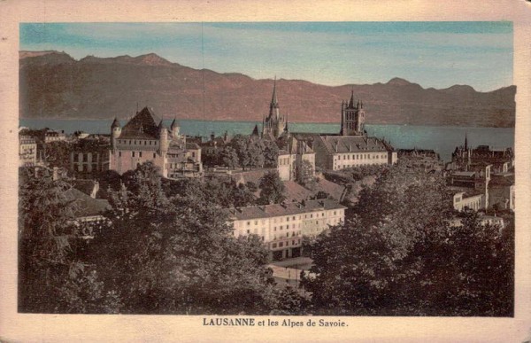 Lausqanne et les Alpes de Savoie Vorderseite