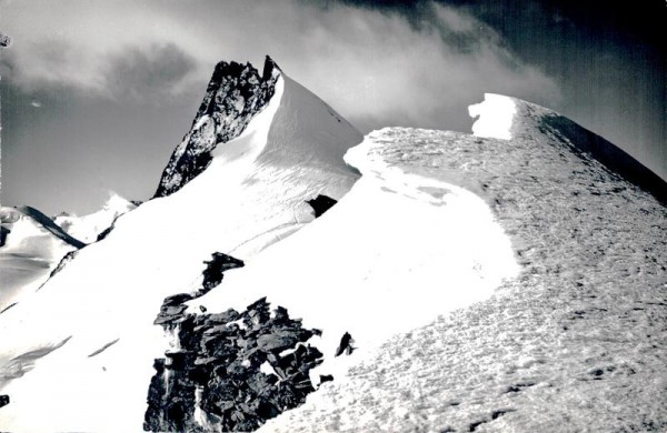 Am Allalinhorn: Rimpfischhorn Vorderseite
