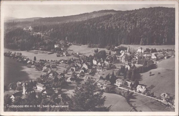 Todtmoos, Badisch Schwarzwald Vorderseite