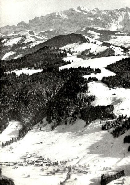 Skigebiet Oberholz, Wald ZH - Flugaufnahmen Vorderseite