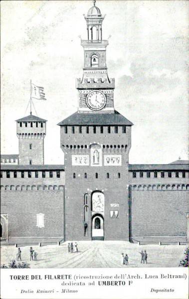 Torre del Filarete Vorderseite