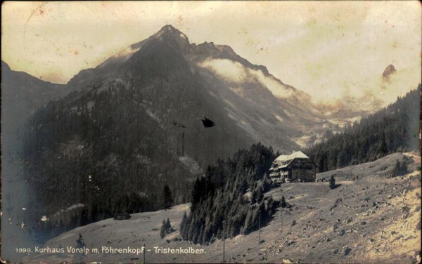 Kurhaus Voralp mit Föhrenkopf Vorderseite