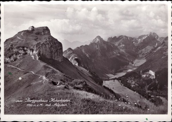 Berggasthaus Hoherkasten mit Alpstein