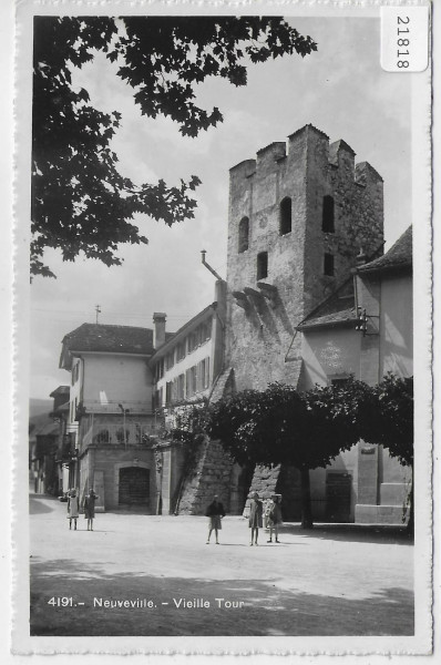 Neuveville - Vieille Tour - animee