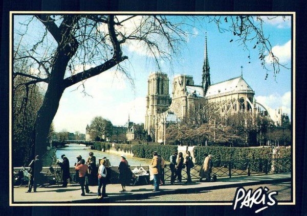 Paris. Notre-Dame Vorderseite