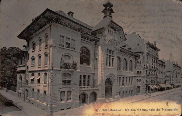 Genève - Maison Communale de Plainpalais Vorderseite