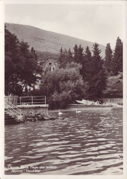 Oeuvre de la Plage des enfants Monruz - Neuchâtel