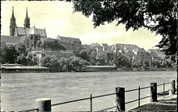 Basel/Münster mit Pfalz Vorderseite