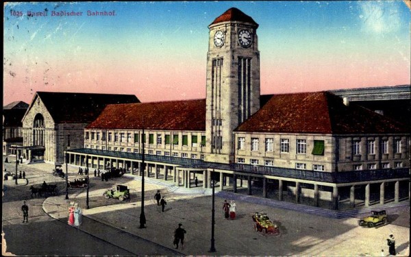 Basel, Badischer Bahnhof Vorderseite