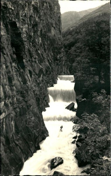 Bad Pfäfers, Taminaschlucht Vorderseite