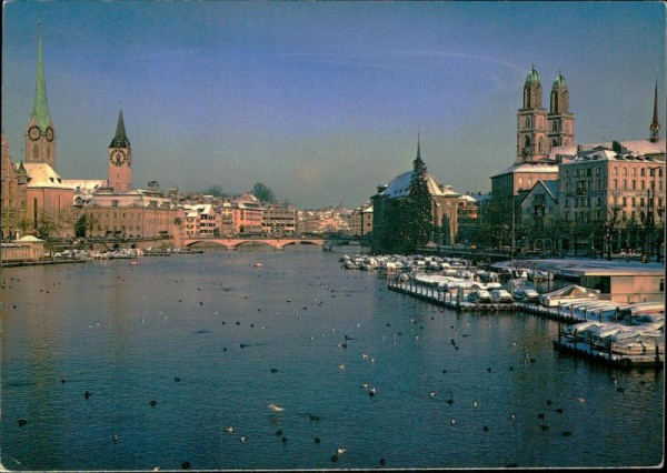 Zürich im Winter Vorderseite