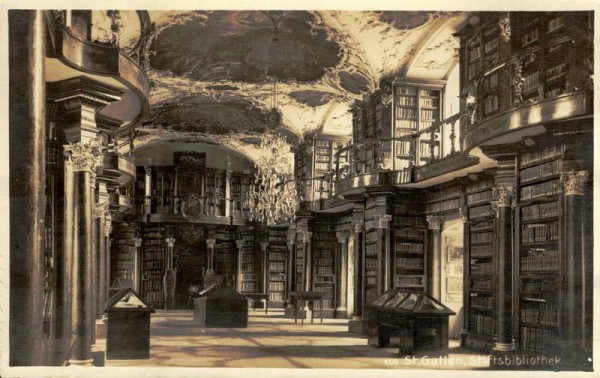 St.Gallen, Stiftsbibliothek Vorderseite