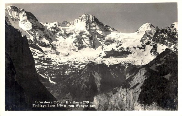 Grosshorn, Breitshorn, Tschingelhorn  Vorderseite