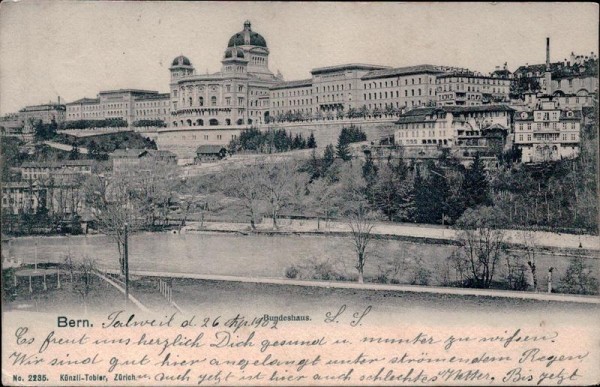 Bern, Bundeshaus Vorderseite