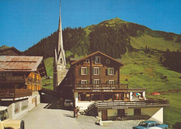 Hotel Rhätia, St. Antönien Vorderseite