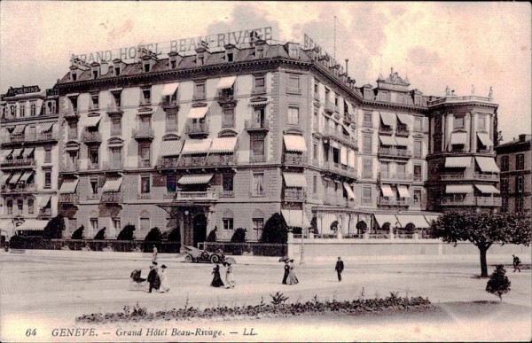 Genève/Grand Hotel Beau-Rivage. Vorderseite
