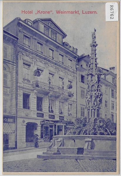 Luzern - Hotel Krone - Weinmarkt animee
