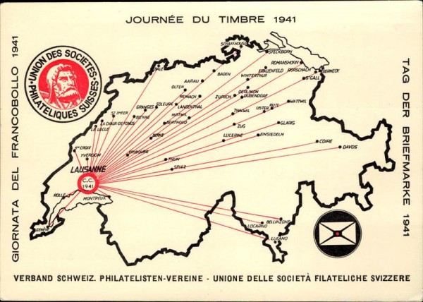 Tag der Briefmarke 1941 Vorderseite