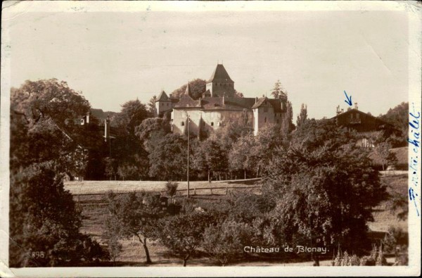 Schloss Blonay Vorderseite