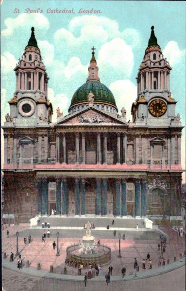 London, St. Paul's Cathedral Vorderseite