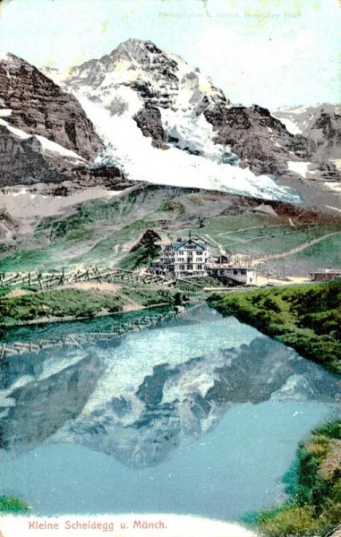 Kleine Scheidegg und Mönch Vorderseite