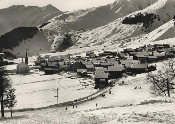 Sedrun gegen den Oberalppass Vorderseite