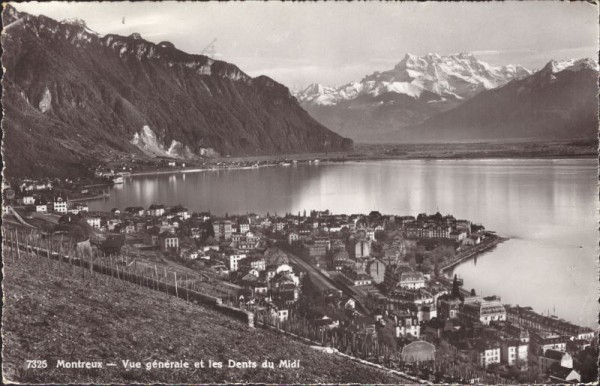 Montreux - Vue générale et les Dents du Midi