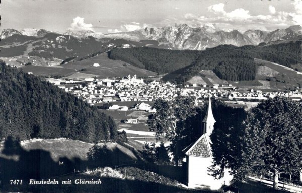 Einsiedeln mit Glärnisch Vorderseite