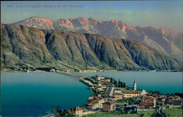 Lago di Lugano. Melide e Monte Generoso Vorderseite