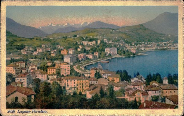 Lugano-Paradiso. Vorderseite