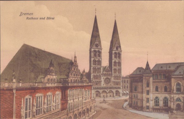 Bremen, Rathaus und Börse