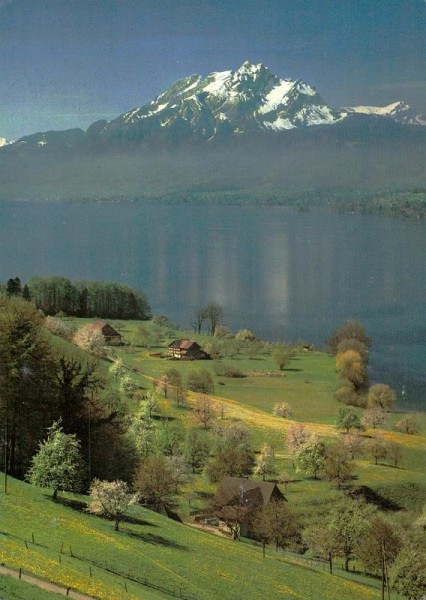 Vierwaldstättersee mit Pilatus Vorderseite