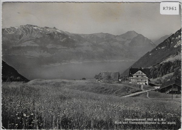 Obergschwend - Blick auf Vierwaldstättersee und die Alpen