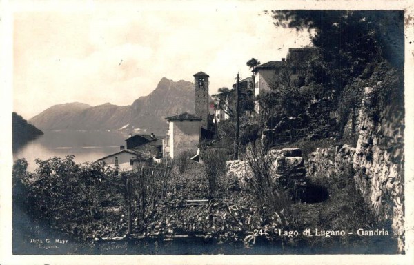 Lago di Lugano - Gandria Vorderseite