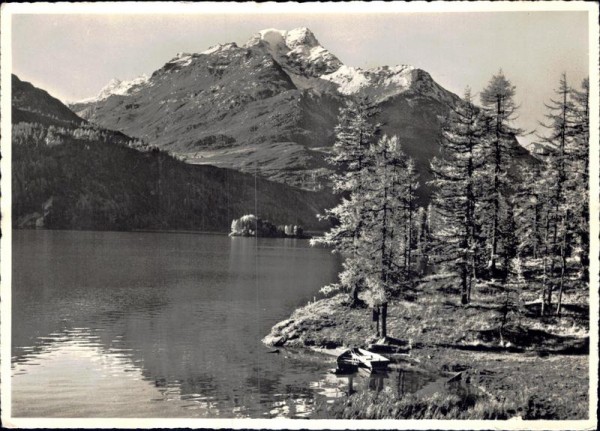 Silsersee mit Piz della Margna Vorderseite