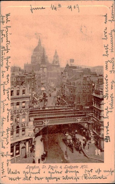 London, St.Pauls & Ludgate Hill Vorderseite