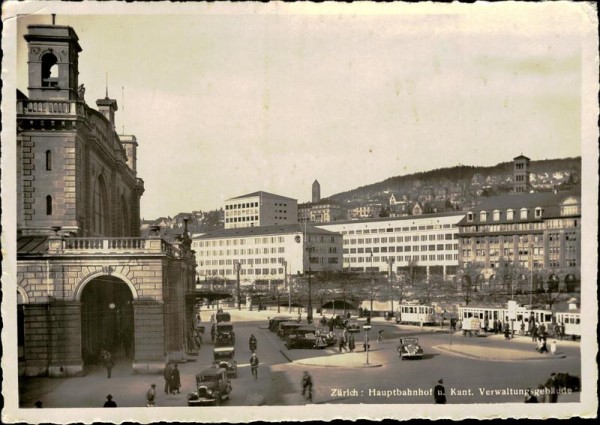 Zürich - Hauptbahnhof Vorderseite