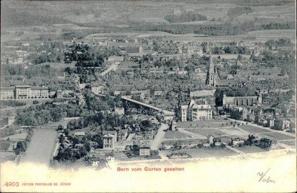 Bern vom Gurten gesehen Vorderseite
