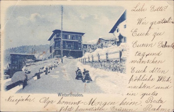 Winterfreuden Vorderseite