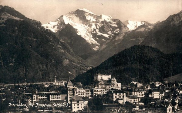 Interlaken, die Jungfrau Vorderseite