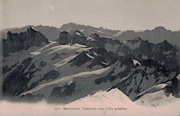 Spannörter. Tödikette vom Titlis
gesehen Vorderseite