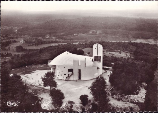 Ronchamp (Hte-Saône) Chapelle de Notre-Dame du Haut