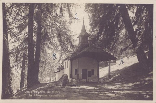 Mayens de Sion, La Chapelle catholique Vorderseite