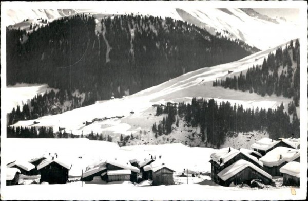 Dorfteil Sedrun, Gegen Surrhein und Cuolm-Cavorgia Vorderseite