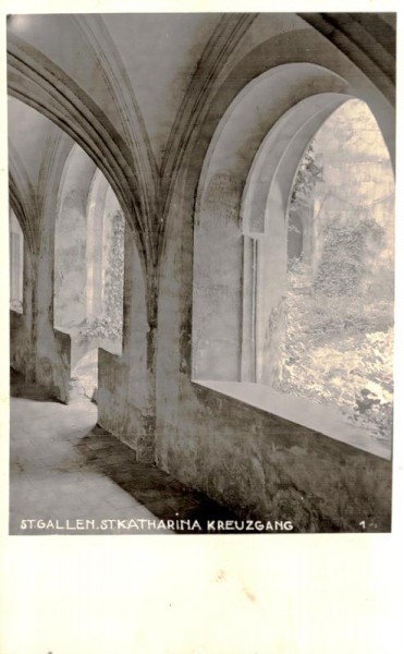 St. Gallen, St. Katharina Kreuzgang Vorderseite