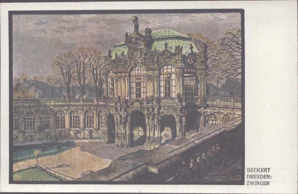 Beckert, Zwinger Dresden Vorderseite