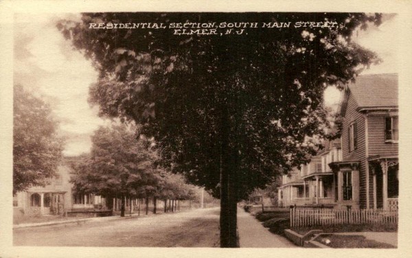 Residential Section,  South Main Street, Elmer Vorderseite