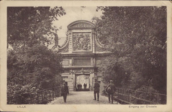 Lille, Eingang zur Citadelle