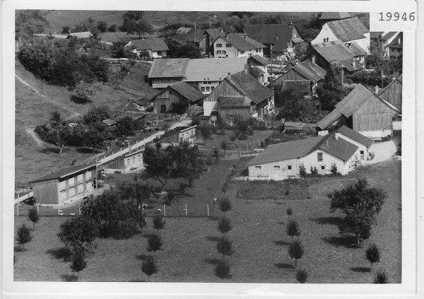 Flugaufnahme Zell ZH Hinterdorfstrasse - Foto: 90x125mm